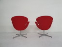 2 fauteuils Swan de Arne Jacobsen pour Fritz Hansen.