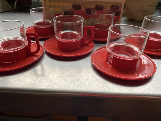 Image 1 of 6x Moulinex espresso cups