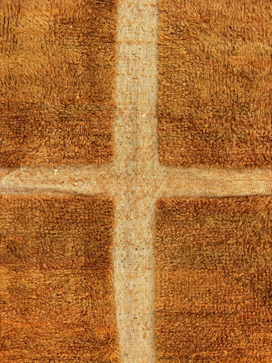 Image 1 of "Onessa" - Mid-Century Modern Orange Moroccan Rug - 210x300 cm