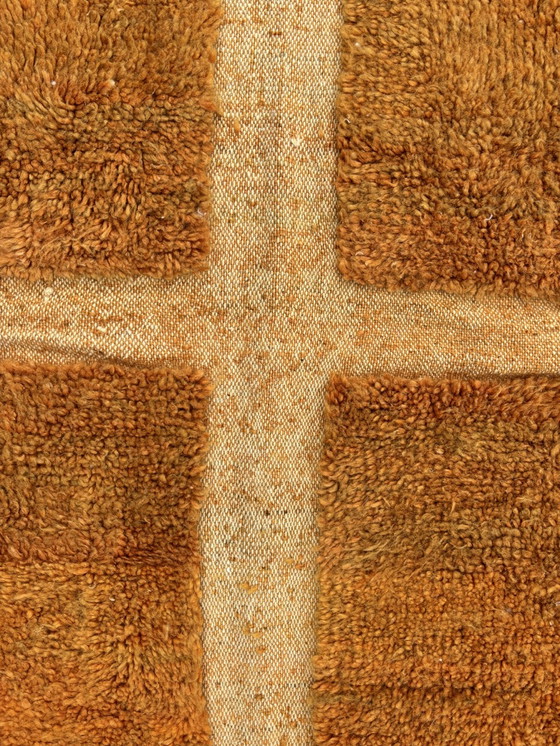 Image 1 of "Onessa" - Tapis marocain orange de style Mid Century - 210x300 cm