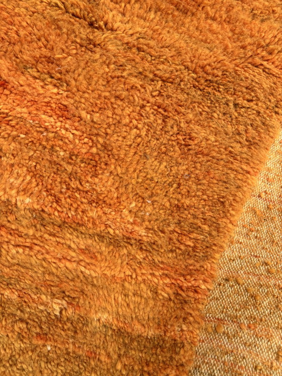 Image 1 of "Onessa" - Mid-Century Modern Orange Moroccan Rug - 210x300 cm