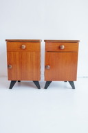 2x Vintage bedside table