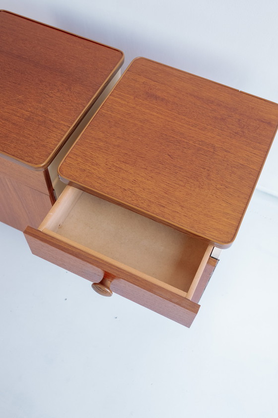 Image 1 of 2x Table de chevet vintage