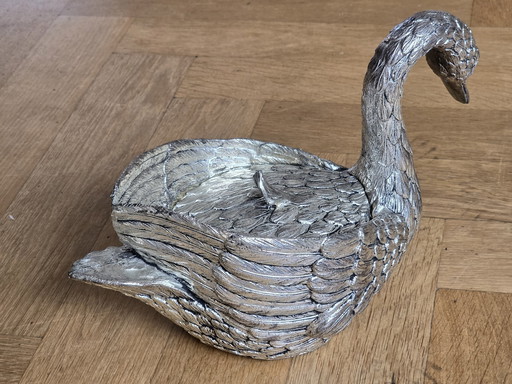 Mauro Manetti, Italian design ice bucket in the shape of a swan