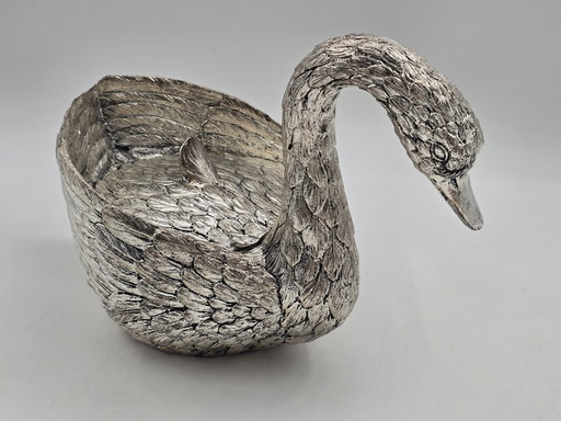 Mauro Manetti, Italian design ice bucket in the shape of a swan