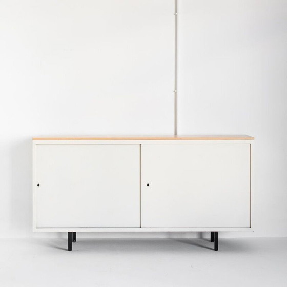 Image 1 of Industrial sideboard with sliding doors, Spain 1970