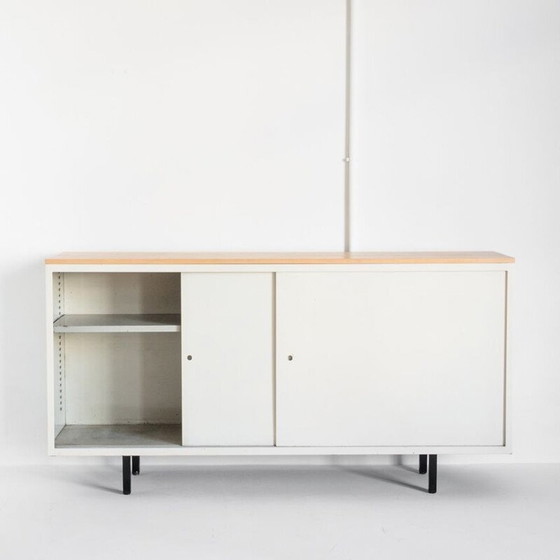 Image 1 of Industrial sideboard with sliding doors, Spain 1970