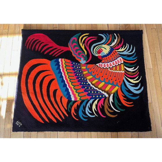 Image 1 of Vintage bird tapestry, 1970