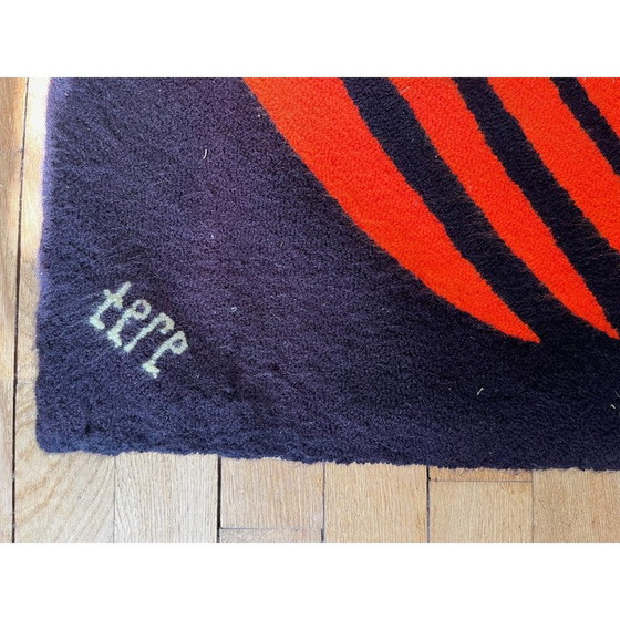 Image 1 of Vintage bird tapestry, 1970