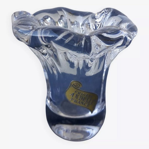 Andelle France" Crystal Vase