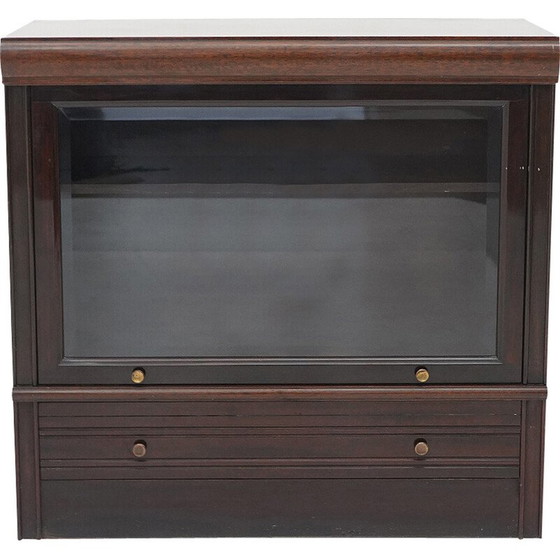 Image 1 of Vintage mahogany veneered wood sideboard for Martin Dupuis, France 1970
