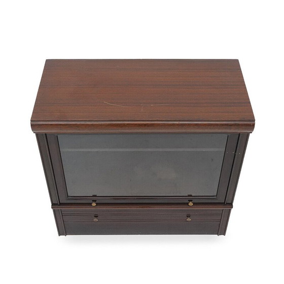 Image 1 of Vintage mahogany veneered wood sideboard for Martin Dupuis, France 1970