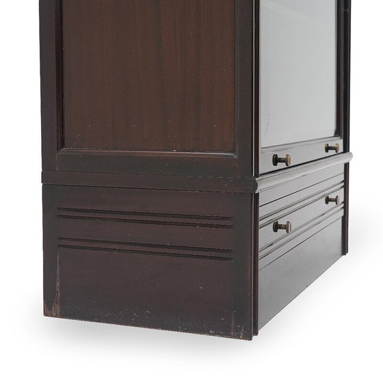 Image 1 of Vintage mahogany veneered wood sideboard for Martin Dupuis, France 1970