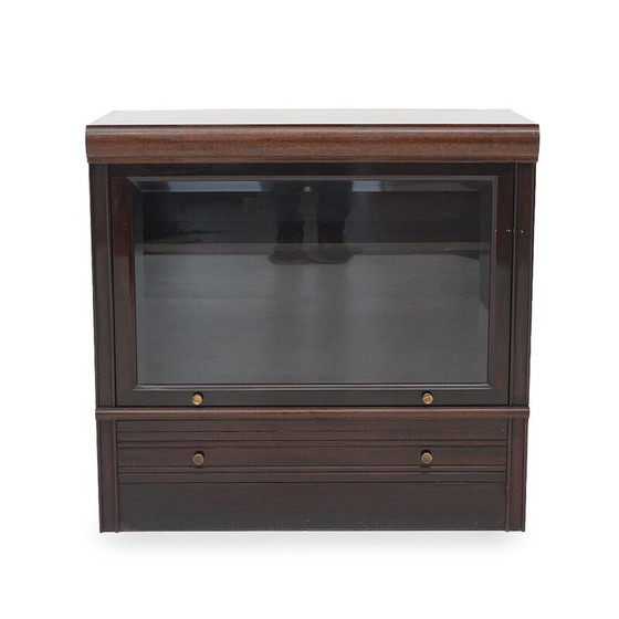 Image 1 of Vintage mahogany veneered wood sideboard for Martin Dupuis, France 1970