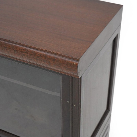 Image 1 of Vintage mahogany veneered wood sideboard for Martin Dupuis, France 1970