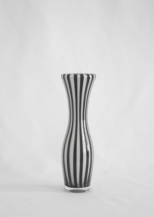 Black And White Zebra Vase From Leonardo