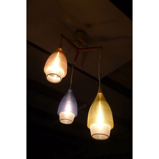 Image 1 of Vintage Chandelier by Rotaflex, 1950