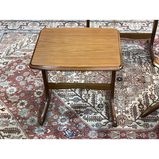 Image 1 of Vintage teak nesting tables, 1970