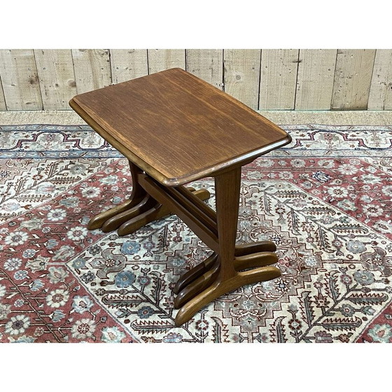 Image 1 of Vintage teak nesting tables, 1970