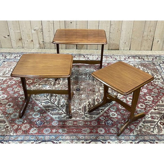 Image 1 of Vintage teak nesting tables, 1970