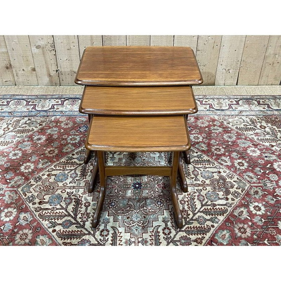 Image 1 of Vintage teak nesting tables, 1970