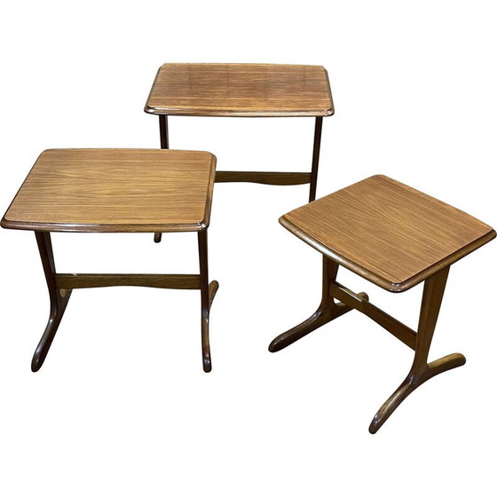 Image 1 of Vintage teak nesting tables, 1970
