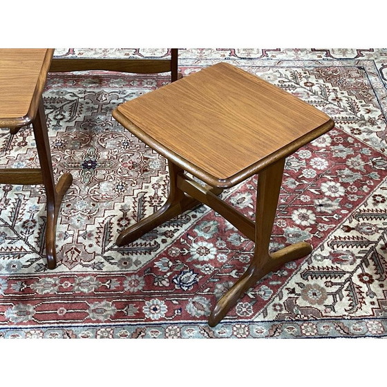 Image 1 of Vintage teak nesting tables, 1970