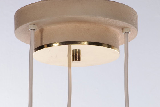 Image 1 of Lampe à suspension Doria Modèle Citrouille Cascade 1960 Allemagne