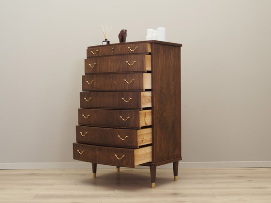 Image 1 of Walnut Chest Of Drawers, Danish Design, 1960S, Production: Denmark