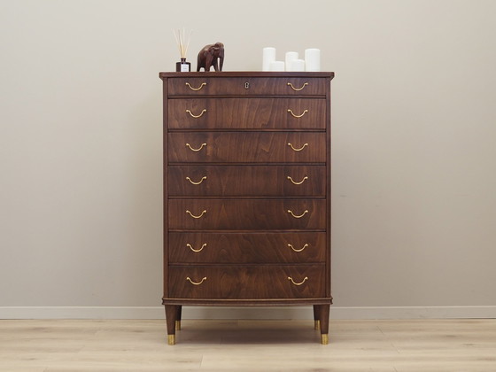 Image 1 of Walnut Chest Of Drawers, Danish Design, 1960S, Production: Denmark