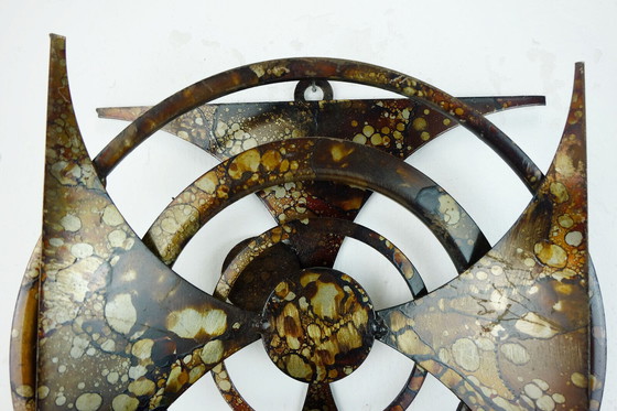 Image 1 of Portacandele da parete in ferro battuto stile brutalista di Henrik Horst, stile moderno di metà secolo