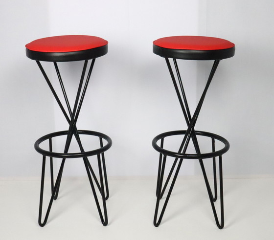 Image 1 of 2x Thonet stools