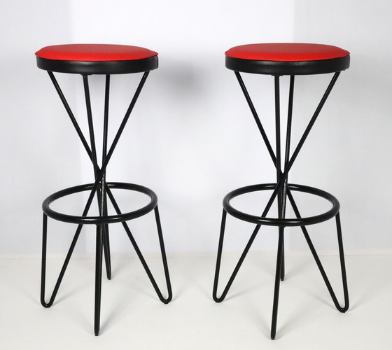 Image 1 of 2x Thonet stools