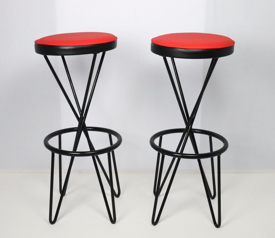 Image 1 of 2x Thonet stools