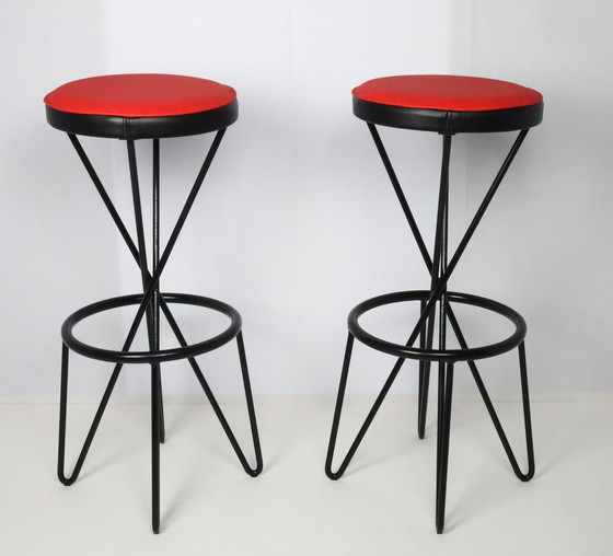 Image 1 of 2x Thonet stools