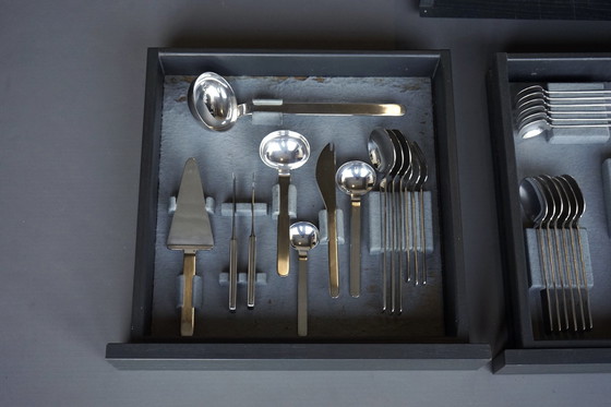 Image 1 of Silver Plate Epoca Cutlery Service By Wolf Karnagel For Wilkens, 1980S, Set Of 74