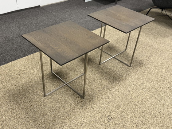 Image 1 of 2 Bert plantagie Ruby side tables in oak wood