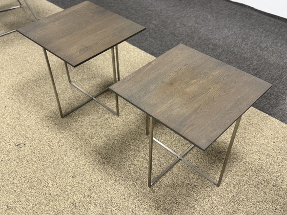 Image 1 of 2 Bert plantagie Ruby side tables in oak wood