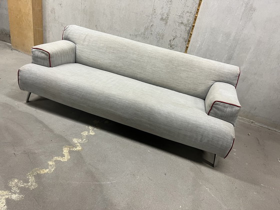 Image 1 of Leolux Oscar 3 seater sofa Grey fabric