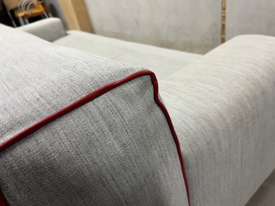 Image 1 of Leolux Oscar 3 seater sofa Grey fabric