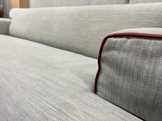 Image 1 of Leolux Oscar 3 seater sofa Grey fabric