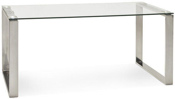 Image 1 of 24Designs glass table or desk Nevada - L160 X W80 X H75