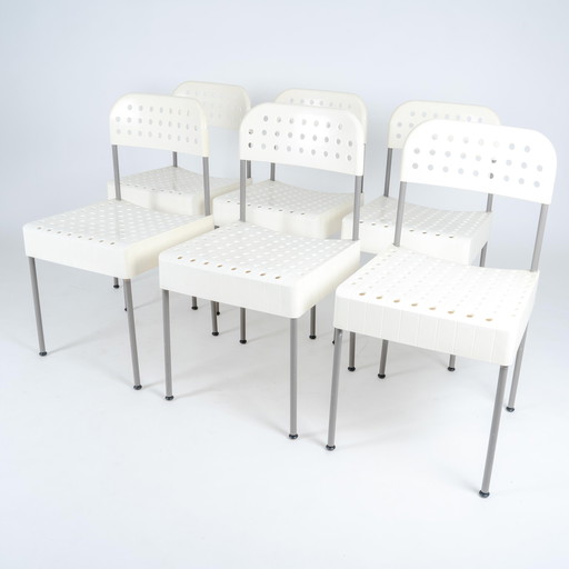 4x Enzo Mari pour la chaise Castelli