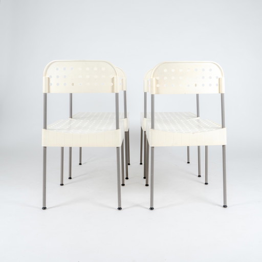 4x Enzo Mari for Castelli chair