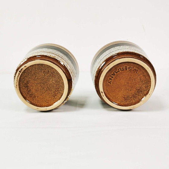Image 1 of Pair of vintage ceramic flower pots by Scheurich, Germany 1960s
