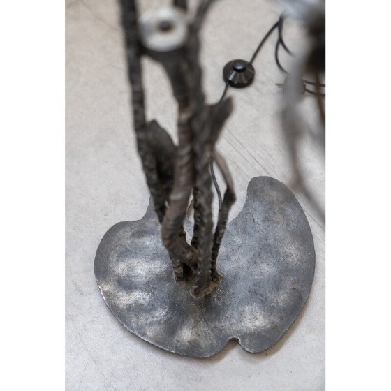 Image 1 of Vintage floor lamp in blown Murano glass and metal for Mazzega, Italy 1960