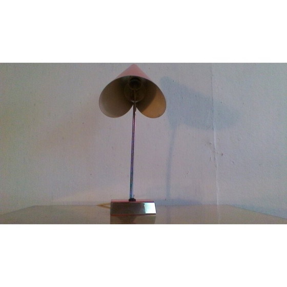 Image 1 of Vintage Red Table Lamp by Josef Hurka - 1950s