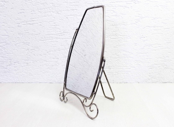 Image 1 of Art Nouveau barber mirror