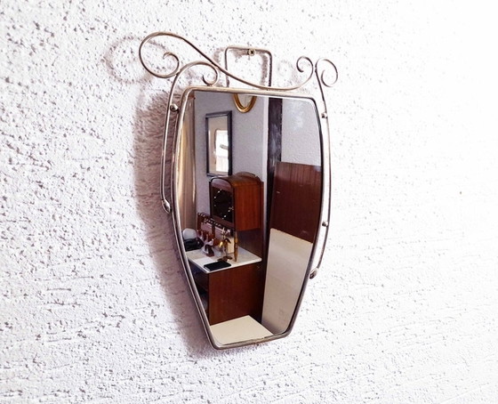 Image 1 of Art Nouveau barber mirror