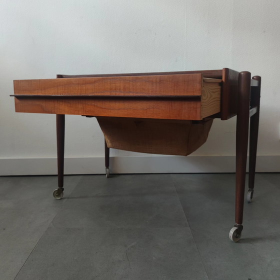 Image 1 of Vintage Danish trolley/side table in teak